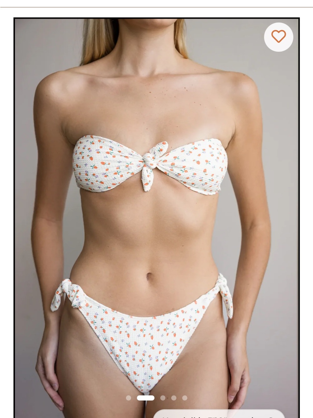Dippin' Daisy's Bunny Knotted Bandeau Bikini Set